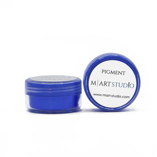 Bright blue pearl mica pigment
