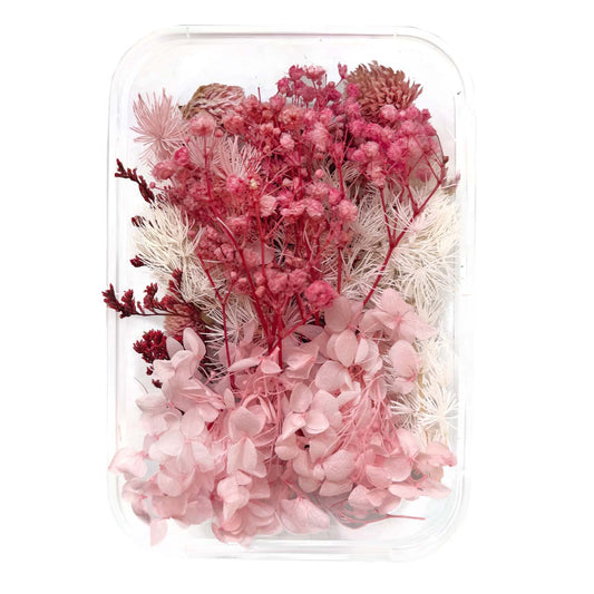 סט פרחים יבשים טבעיים S