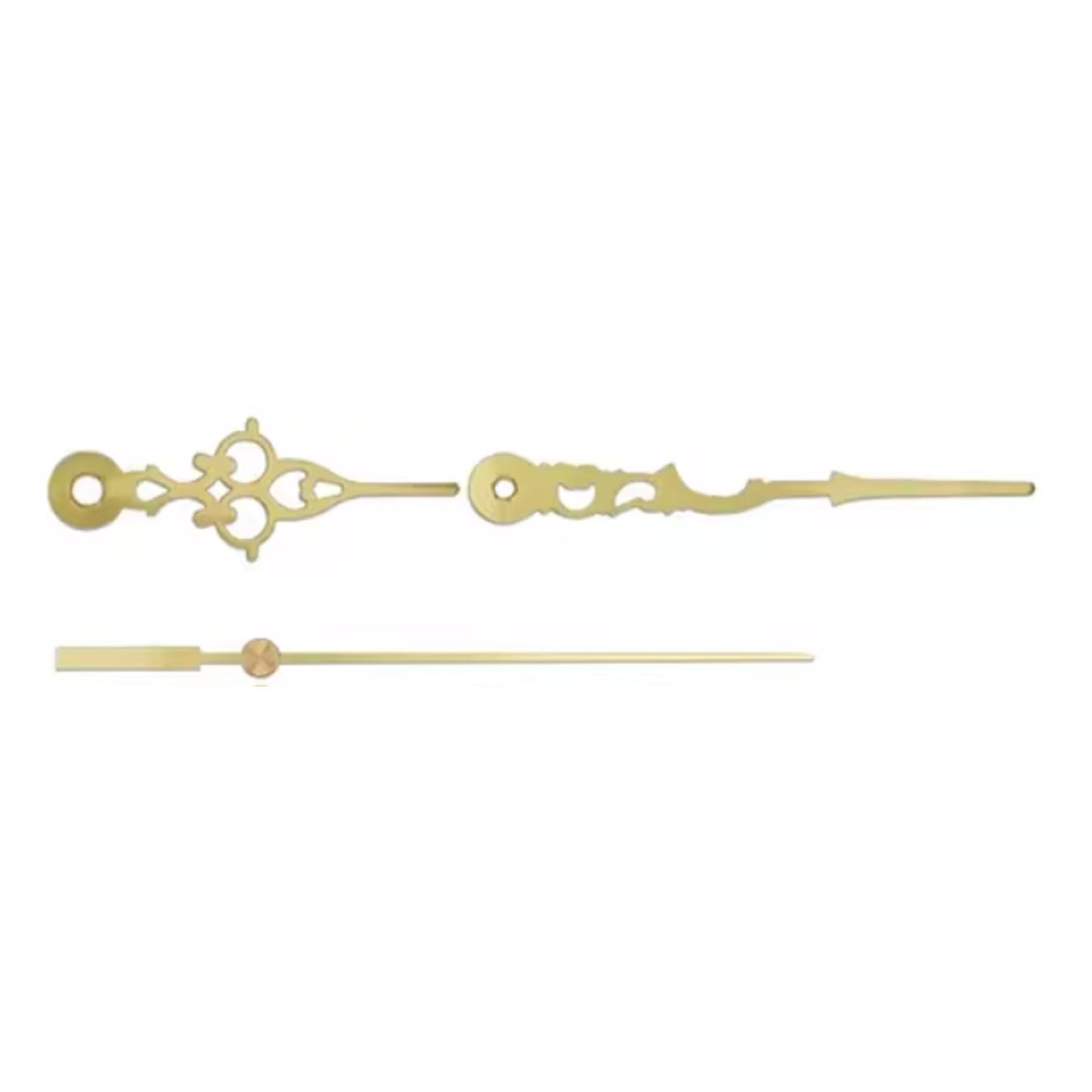 Vintage curly gold, silver and black watch hands thumbnail - 3