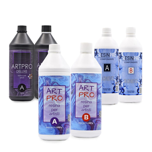 סט אפוקסי: ART PRO DELUXE, ART PRO & TRANSPARENT סט אפוקסי: ART PRO DELUXE, ART PRO & TRANSPARENT