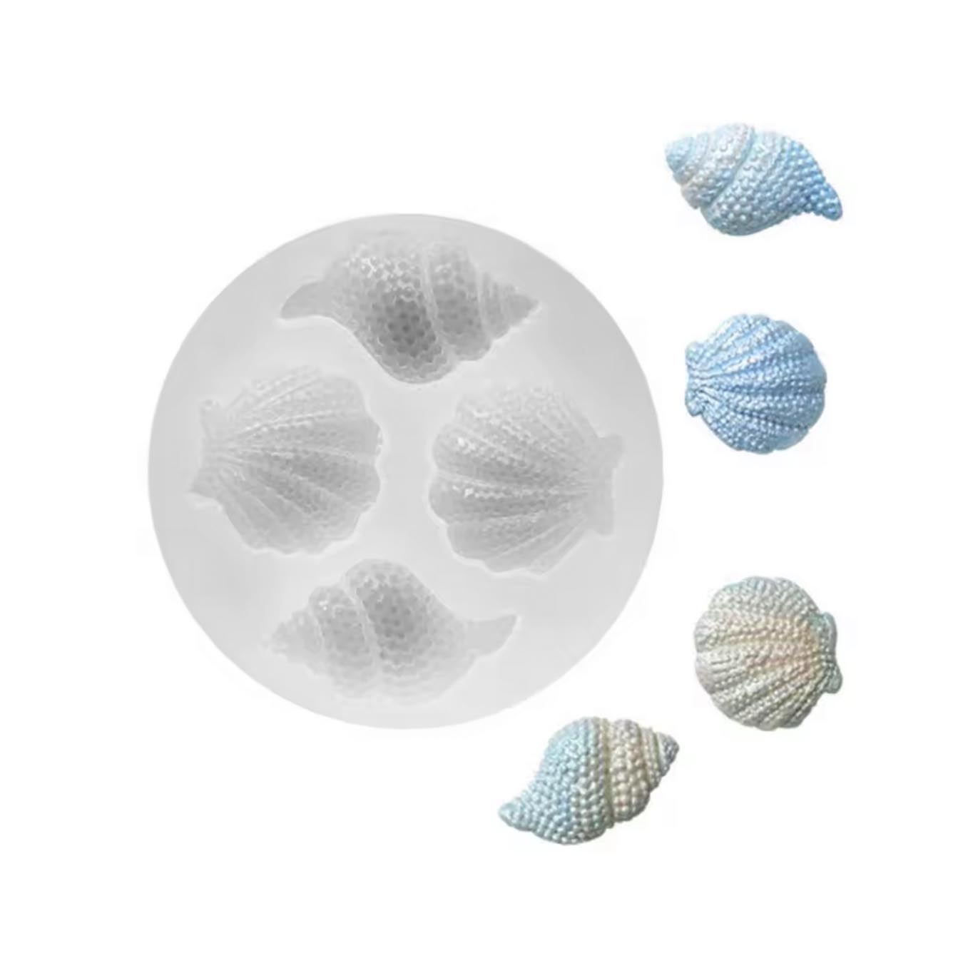 Silicone mold for candles - 4 shells thumbnail - 2