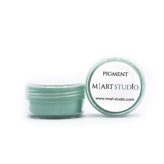 Soft green pearl mica pigment