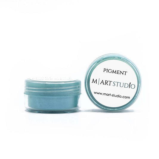 Turquoise pearl mica pigment