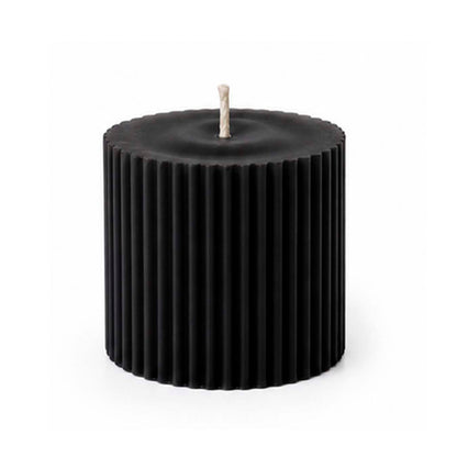 Black Candle Color Sample Made with Liquid Wax Dye