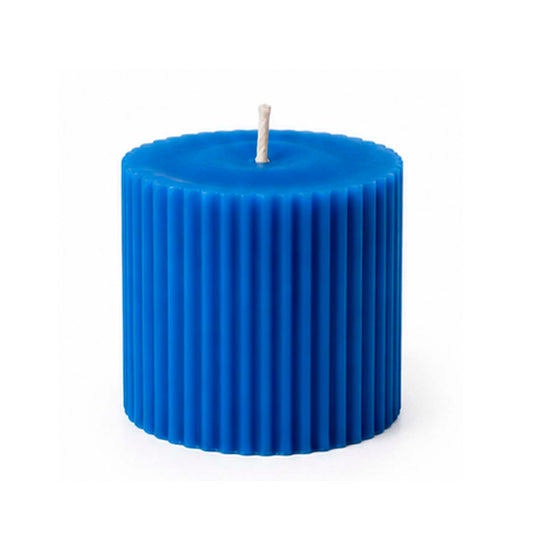 Blue Candle Color Sample Made with Liquid Wax Dye - secondary image
