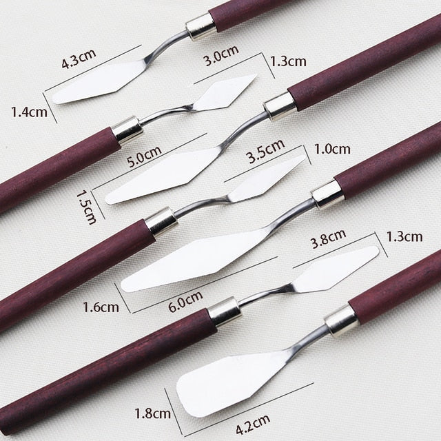 Palette knives for drawing