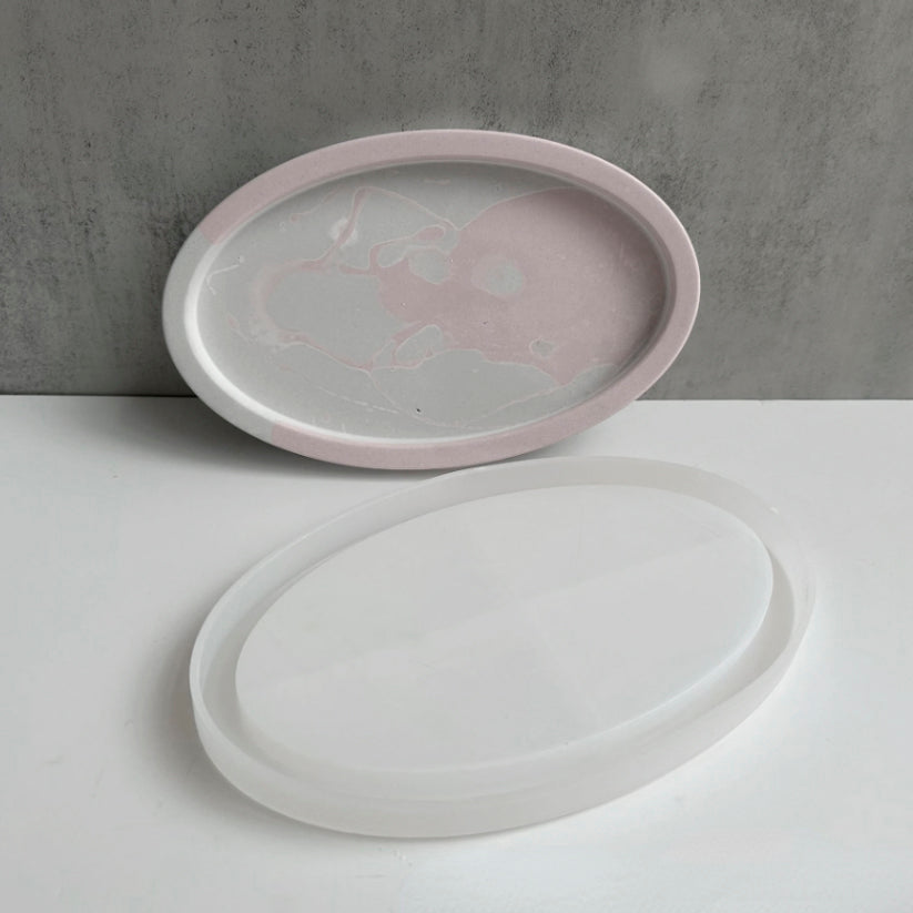 Silicone mold oval tray - B