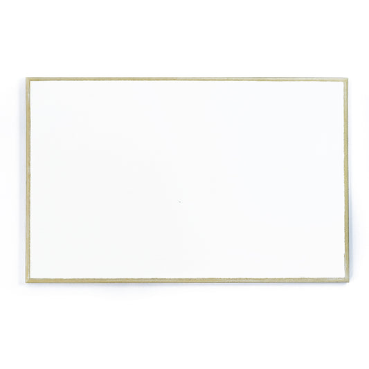 White MDF board with a frame on the back - rectangle 40х60cm