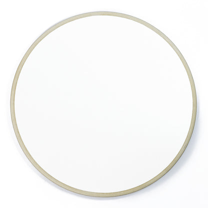 White MDF board with a frame on the back - circle 40cm