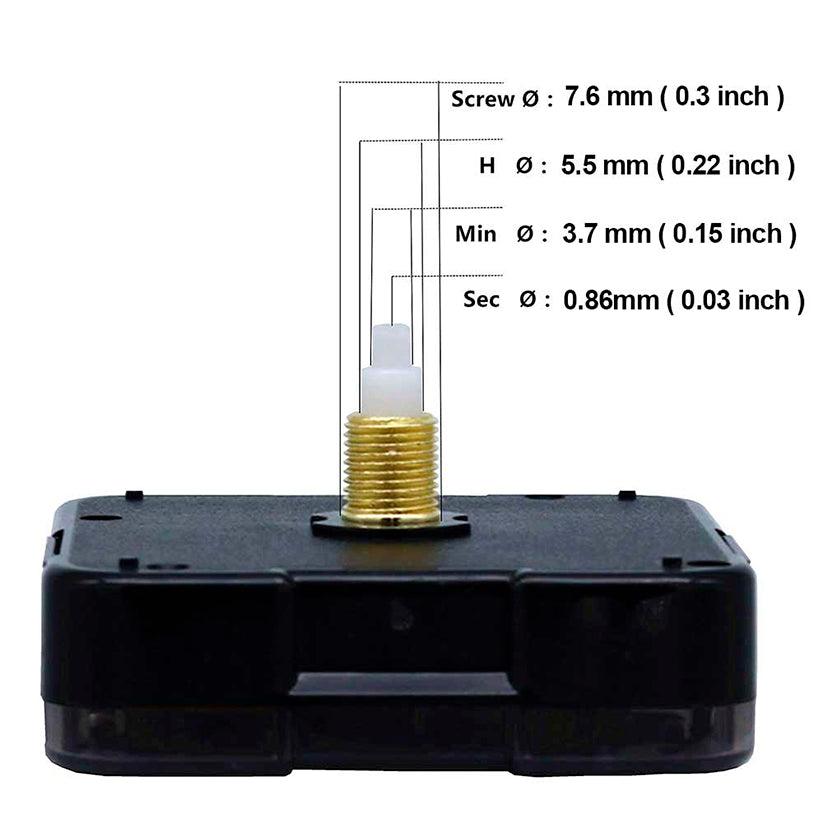 Quartz Silent Clock Movement with Smooth Running (MCDFL DIY)