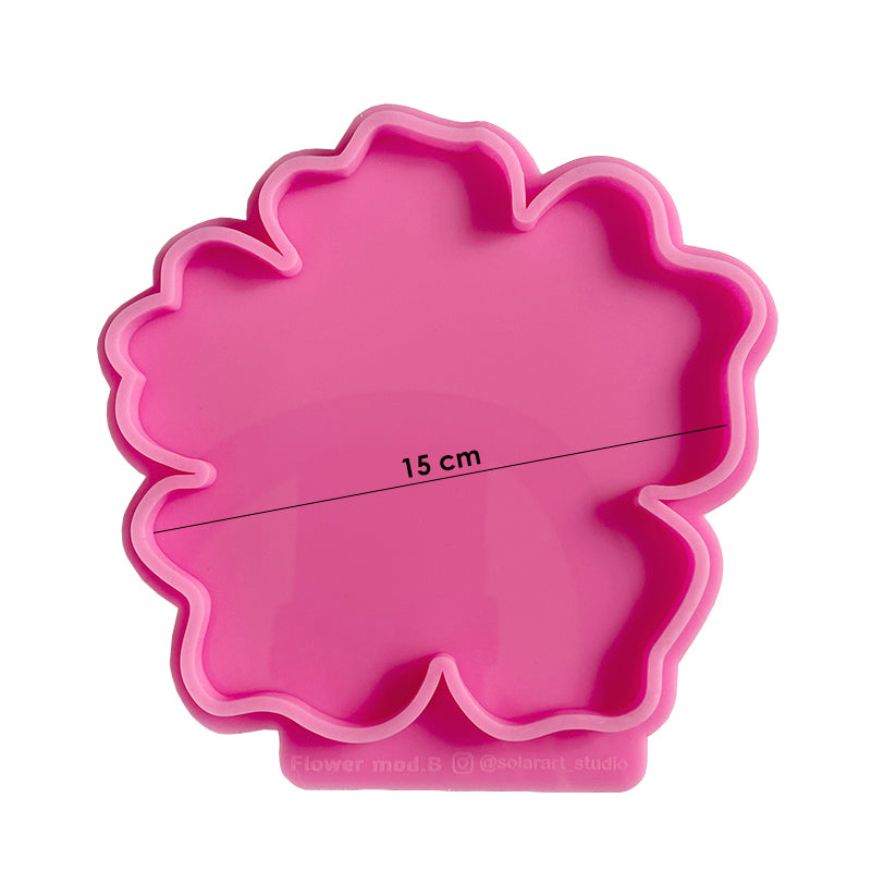 Mold silicone flower 15 cm