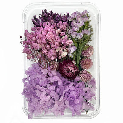 Natural dried flowers set A